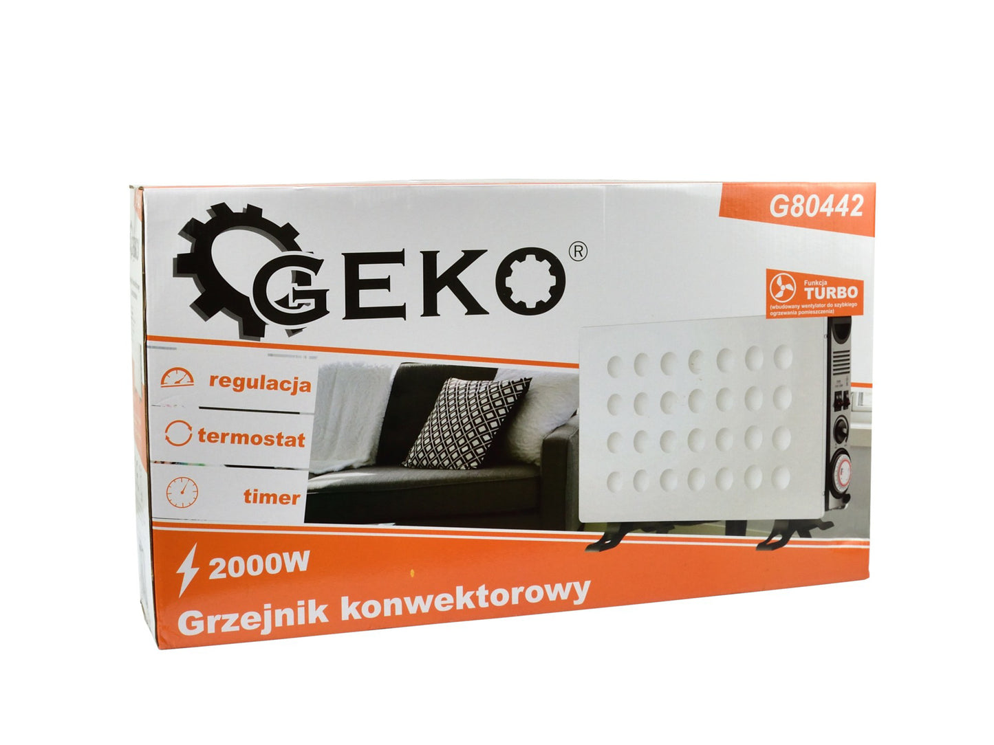 Incalzitor convector Turbo&Timer, Geko G80442