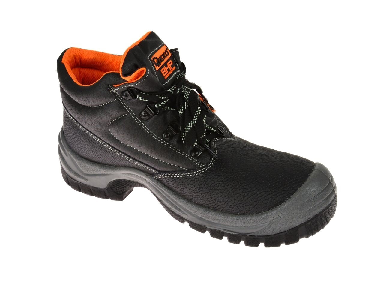 Bocanci de protectie pentru lucru din piele, marimea 41, Geko G90511