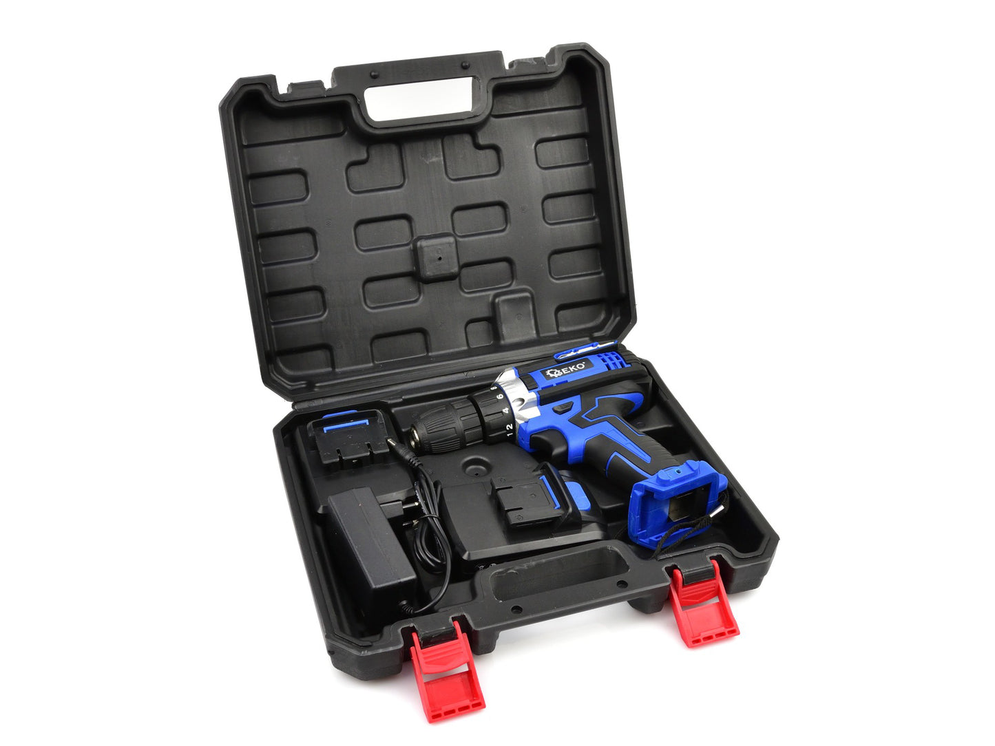 Autofiletanta cu doi acumulatori 21V, Geko G80655
