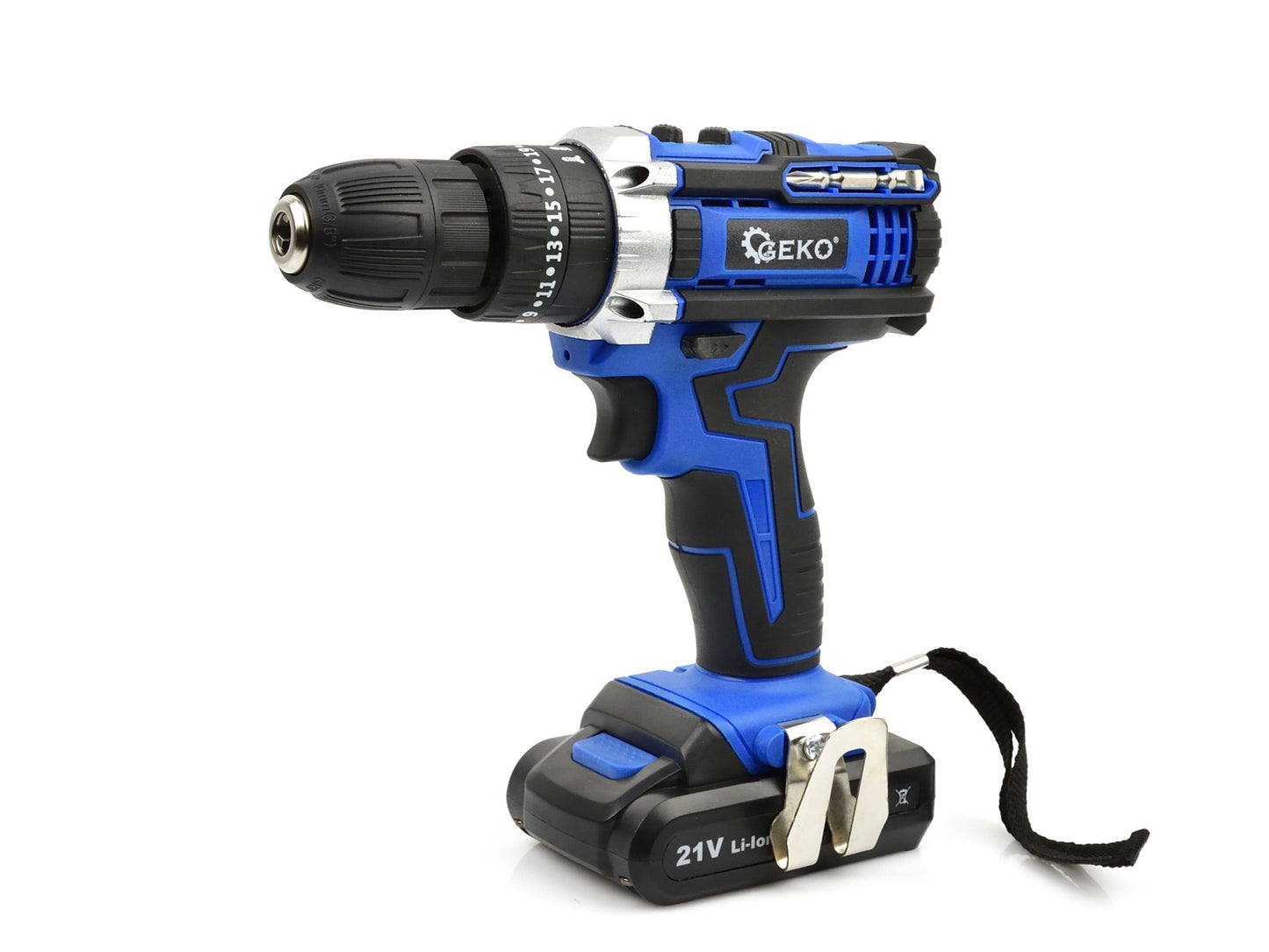 Autofiletanta cu impact, 21V si doi acumulatori 2x 2ah, Geko G80656
