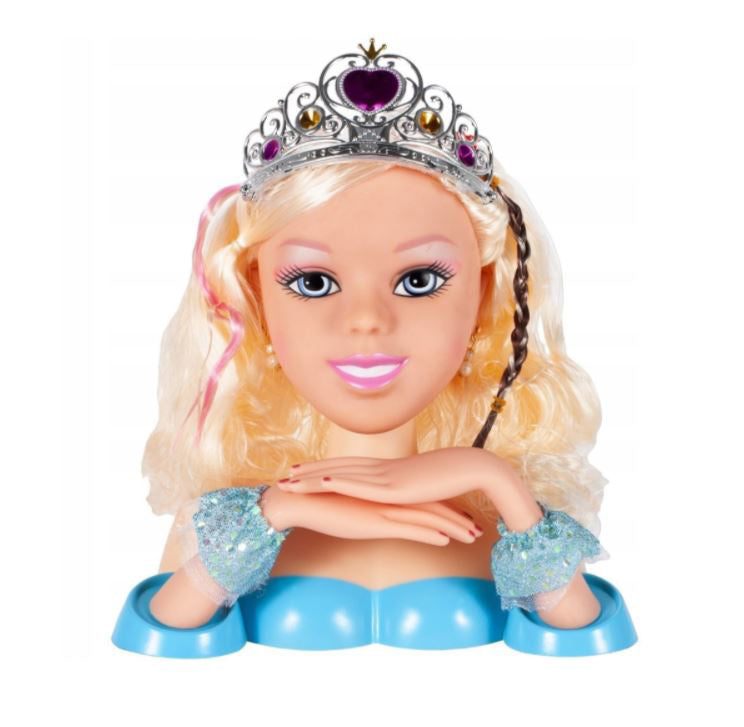 Cap de papusa pentru coafare, MalPlay 107905