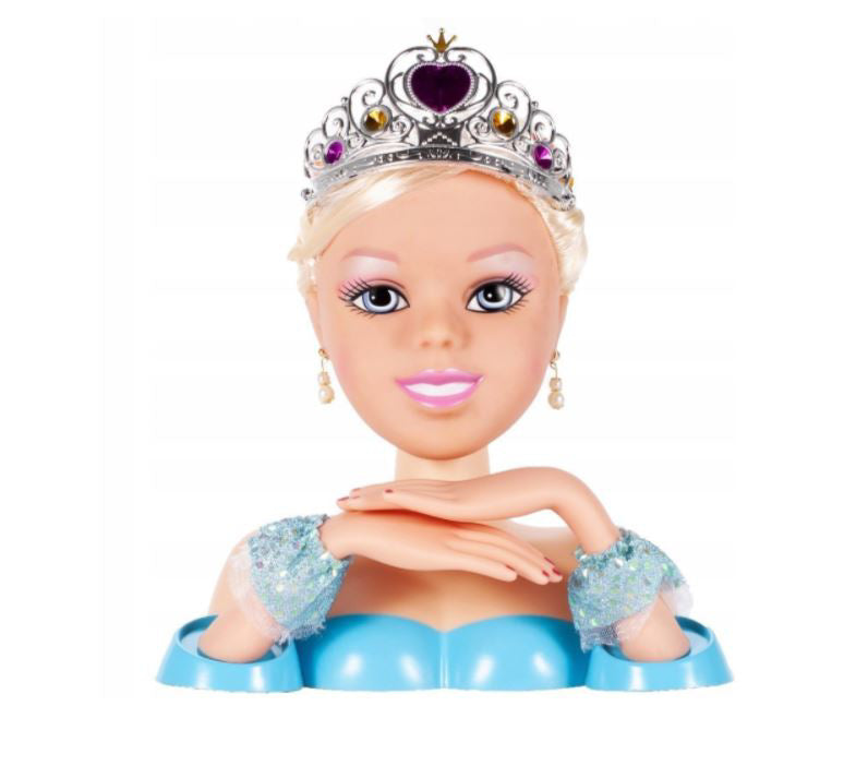 Cap de papusa pentru coafare, MalPlay 107905