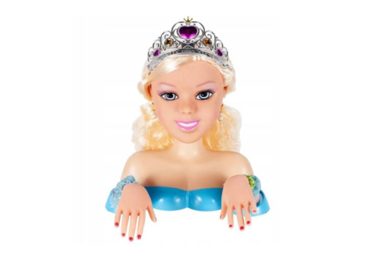 Cap de papusa pentru coafare, MalPlay 107905