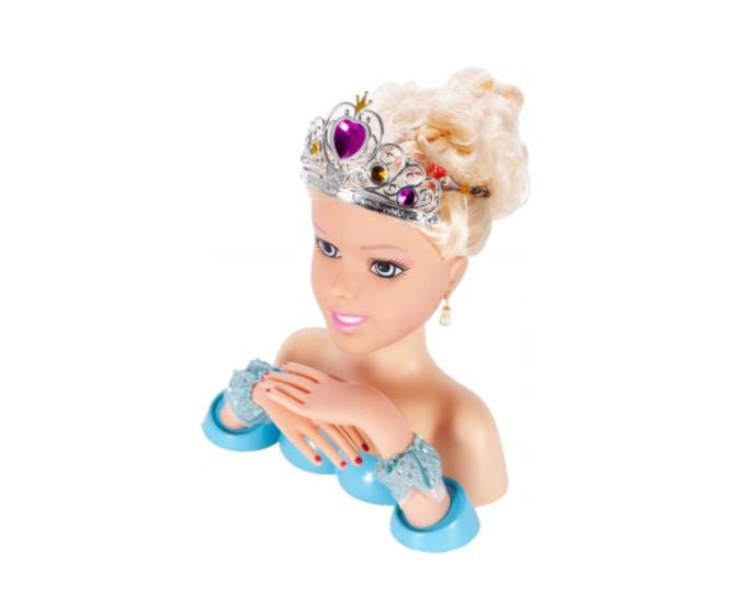 Cap de papusa pentru coafare, MalPlay 107905