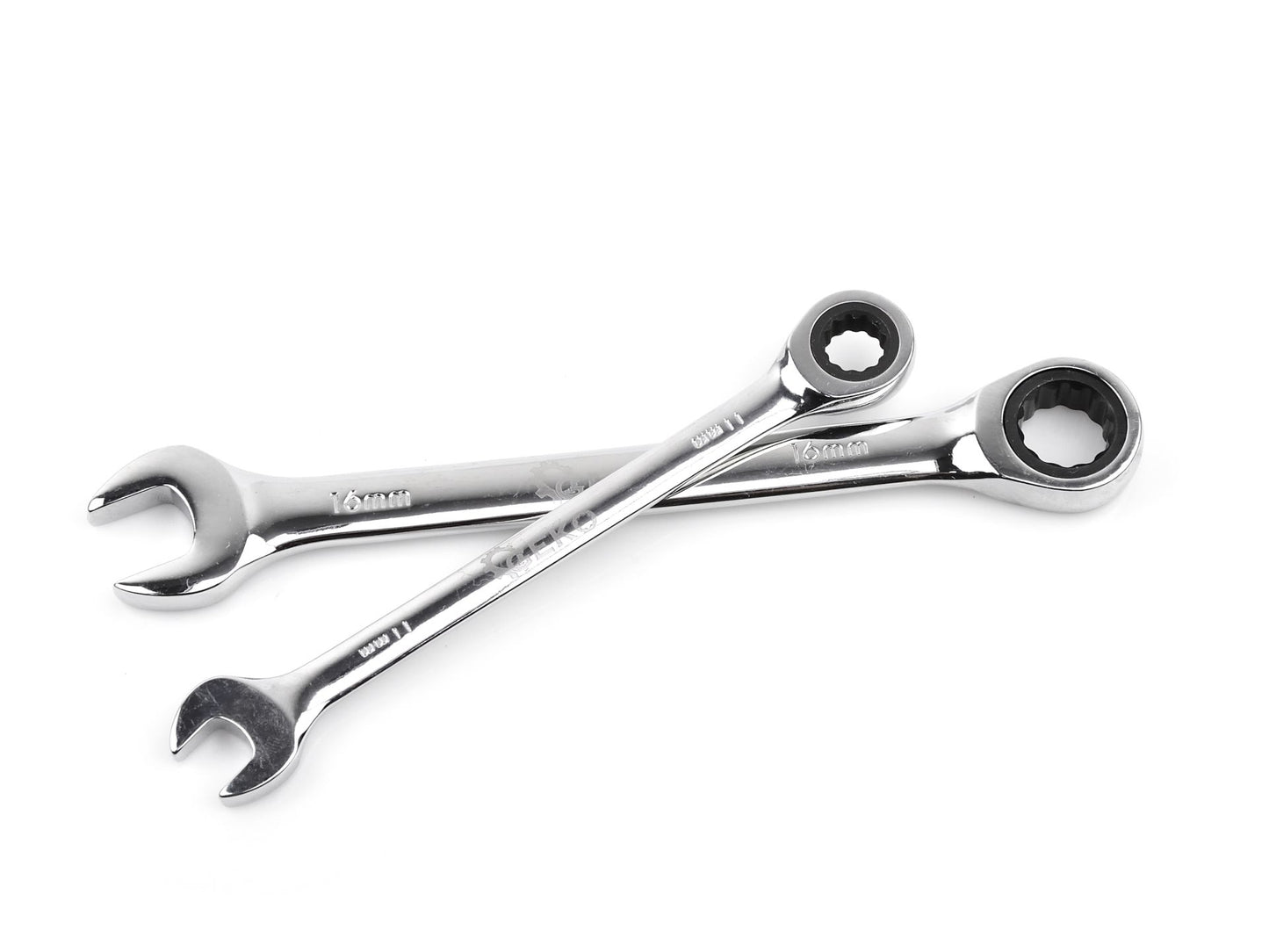 Set 12 chei combinate cu clichet 8-19 mm, Geko G10343