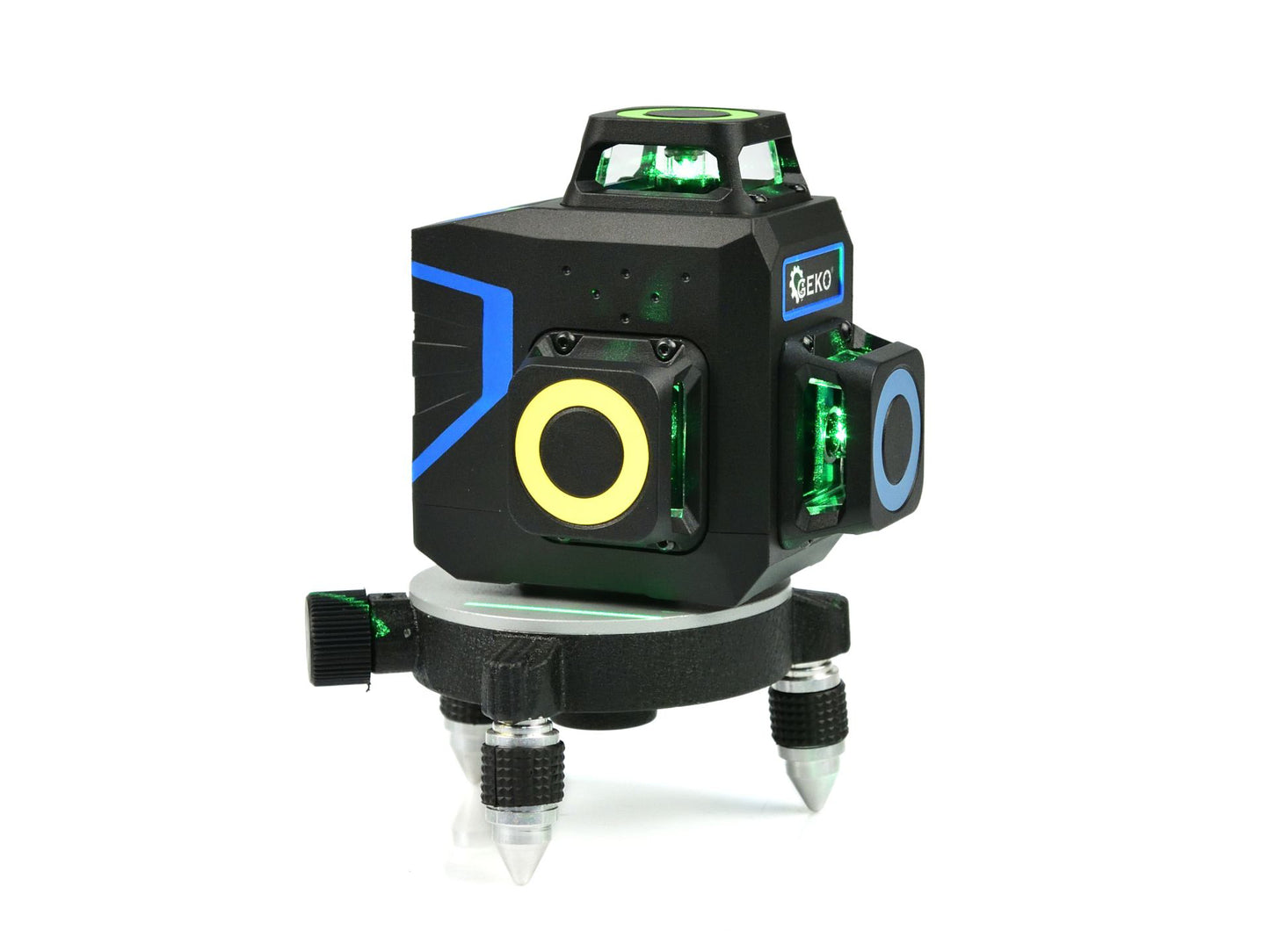 Nivela laser cu autonivelare 3D 360 12x lini verzi, Geko G03308