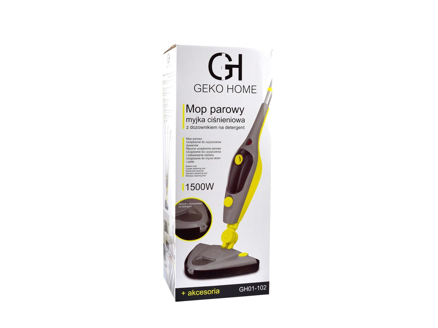 Mop cu abur si rezervor pentru detergent, Geko GH01-102