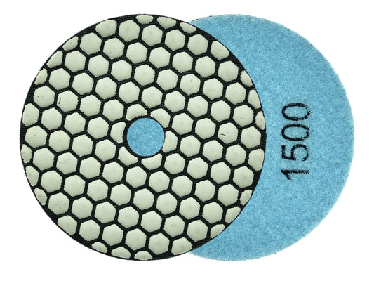 Disc pentru slefuirea uscata a gresiei, 100 mm, granulatie 1500, Geko G78935