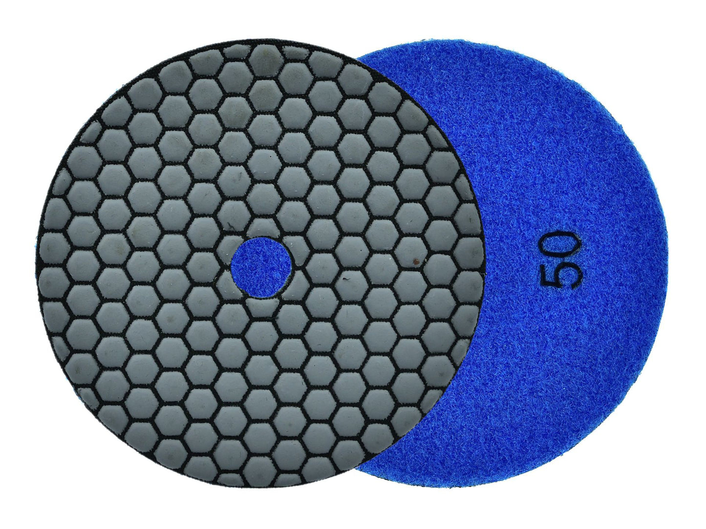 Disc pentru slefuirea uscata a gresiei portelanata, 125 mm, granulatie 50, Geko G78937