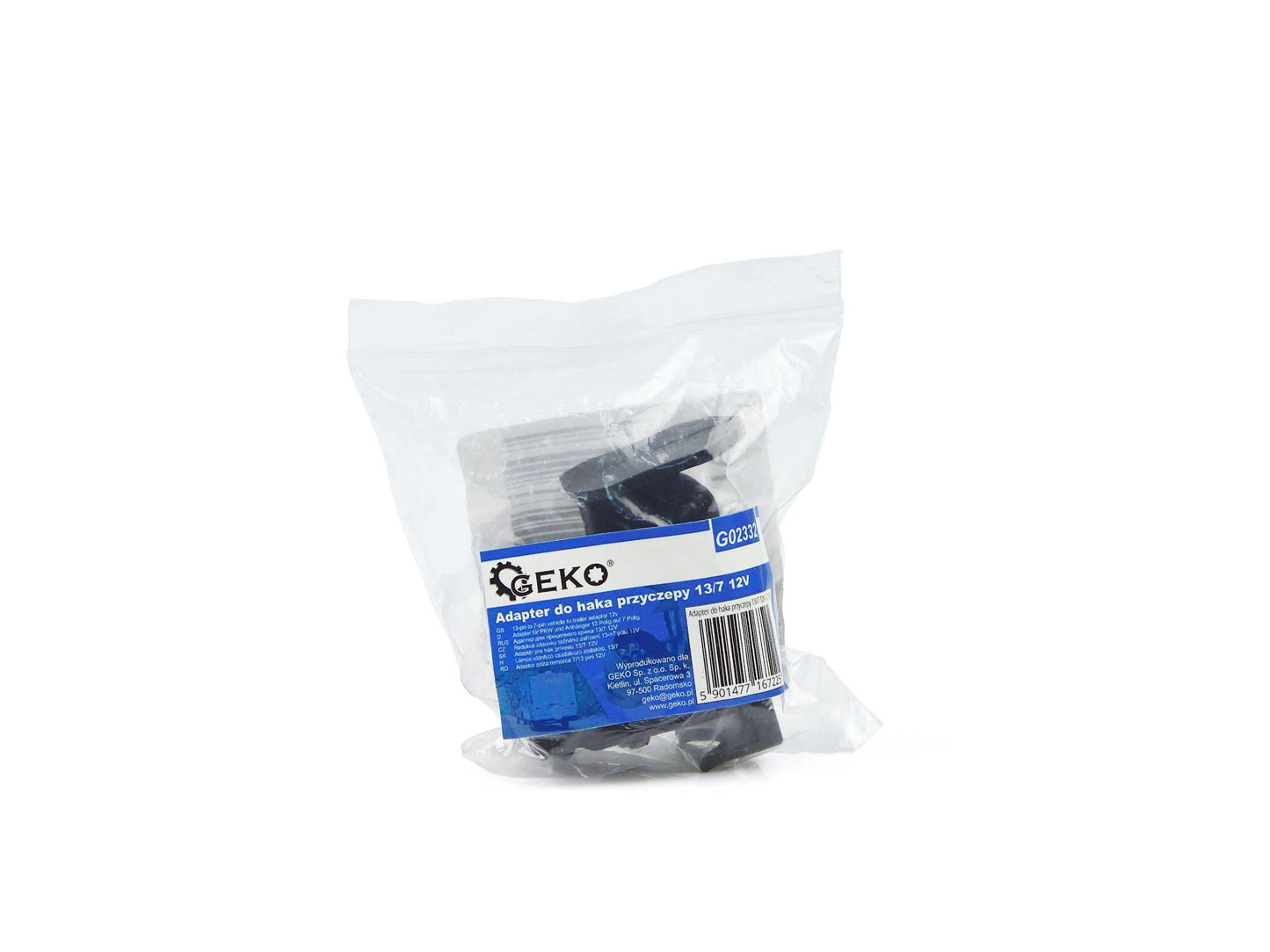 Adaptor pentru remorca 13/7 pini, 12V, Geko G02332