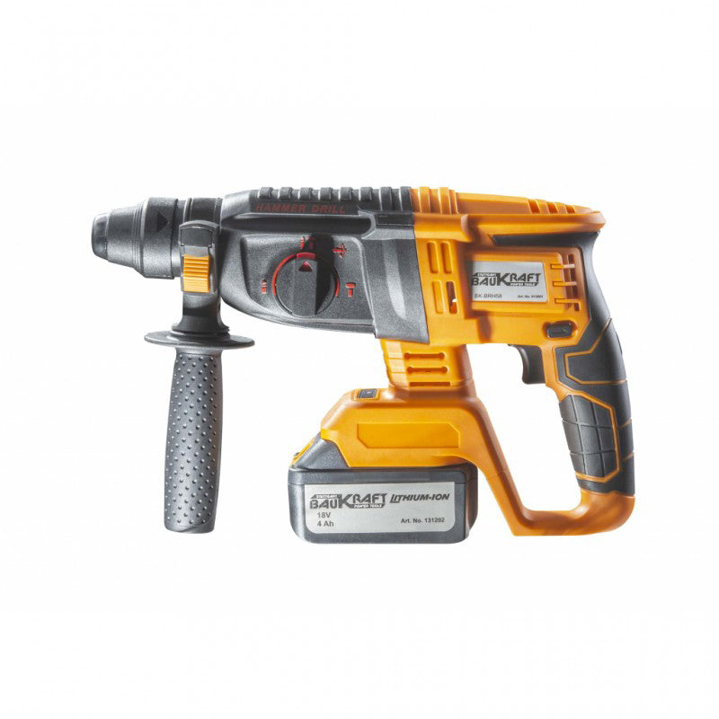 Ciocan rotopercutor Brushless SDS-plus 18V 4Ah BK-BRH58, Baukraft 013601