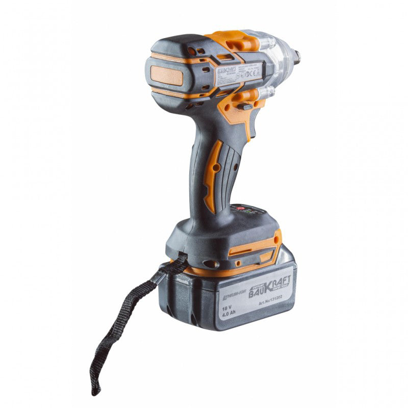 Masina de insurubat cu impact pe acumulator BK-BCIW08, 320Nm 1/2 18V 4Ah, Baukraft 030607