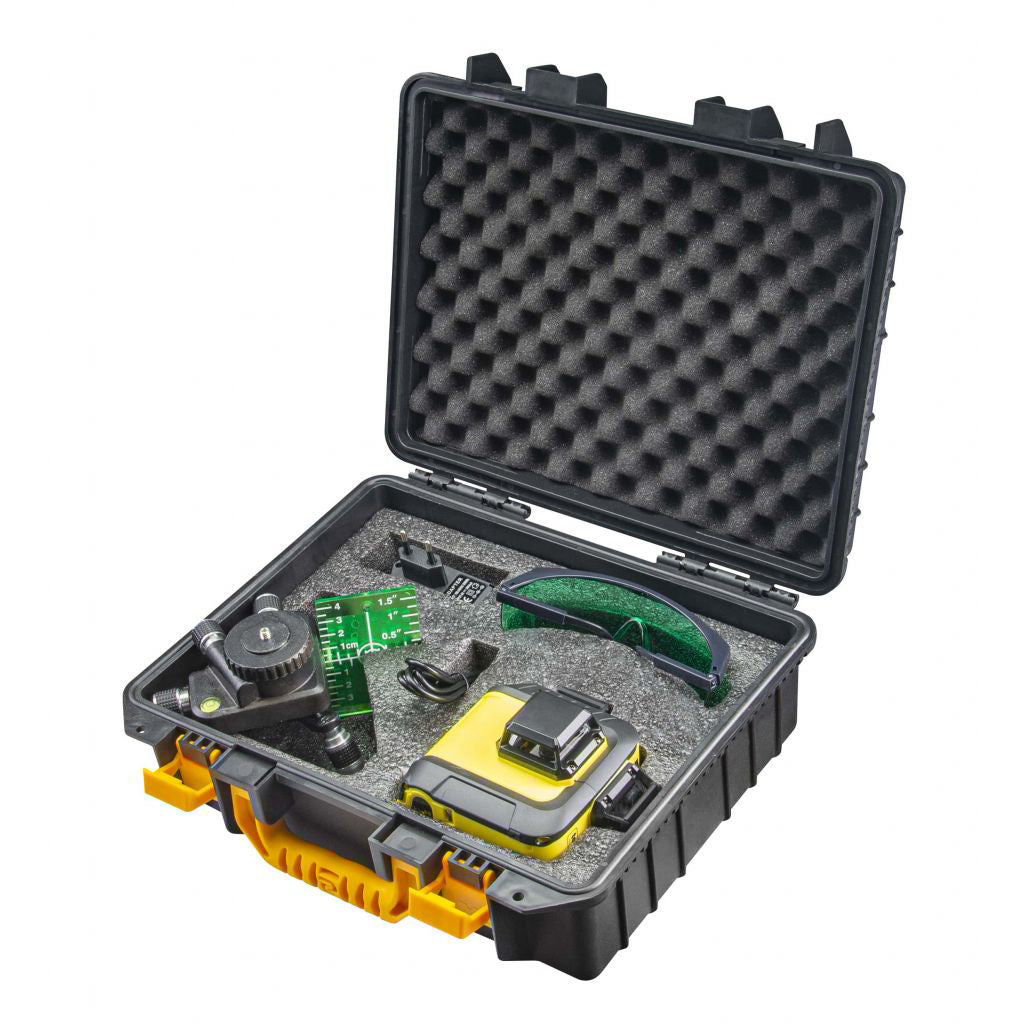 Nivela laser 3D 360°, raza verde, 3 linii, autonivelare, Topmaster 279906