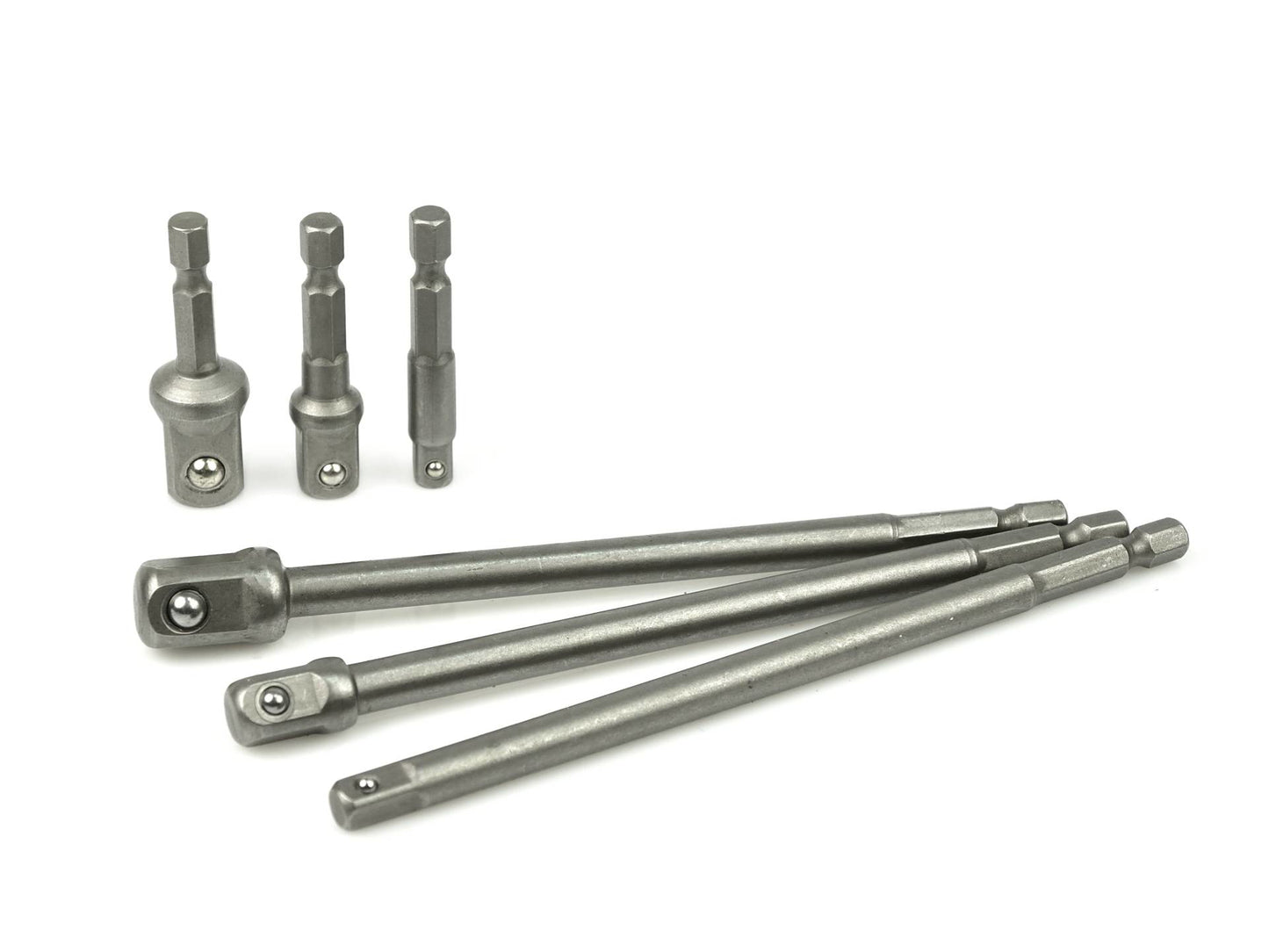 Set adaptoare chei tubulare HEX, 1/4 "3/8" 1/2", 6 elemente, Geko G10172