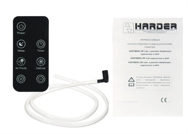 Dezumidificator de aer Wertberg OP 3.06 cu functie de purificare a aerului, Harder HD0072