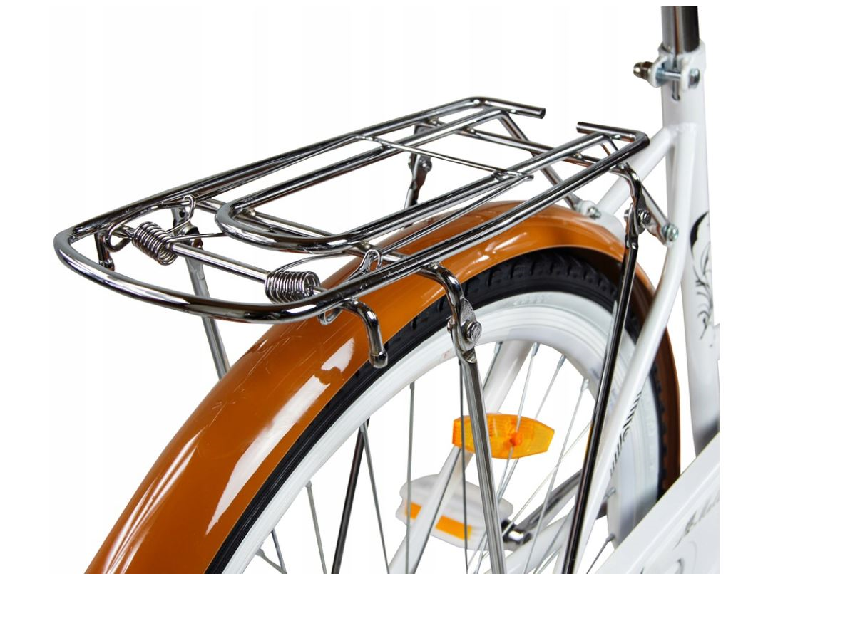 Bicicleta de oras Classic cu cos, 26", Alb, Maltrack 109173
