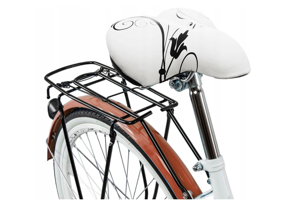 Bicicleta de oras Classic cu cos, 26", Alb, Maltrack 109173