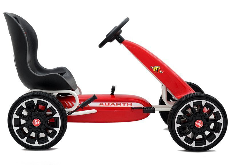 Masinuta cu pedale Abarth, rosie, Lean 2553