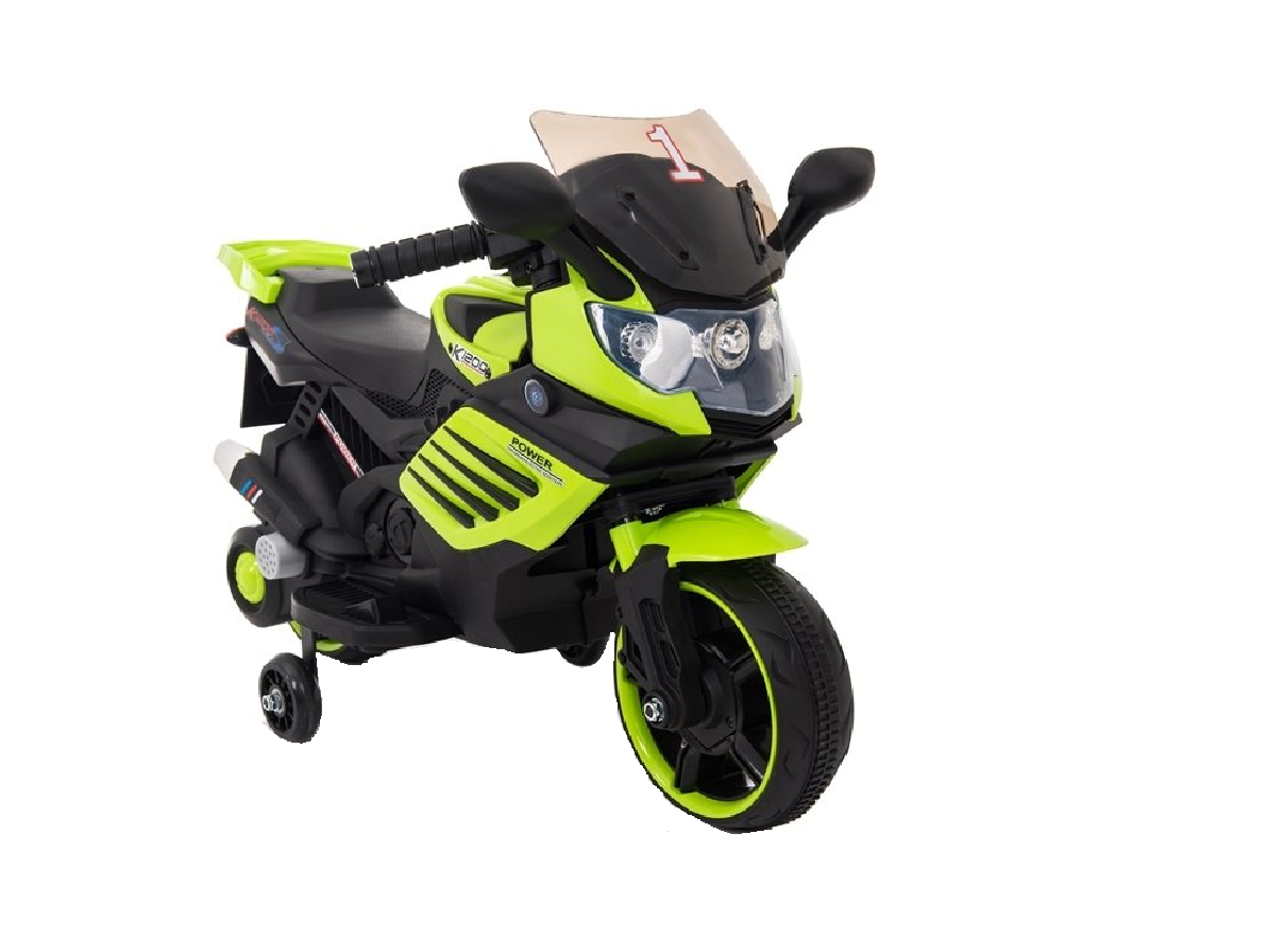 Motocicleta electrica LQ158, verde / negru, Lean 3972