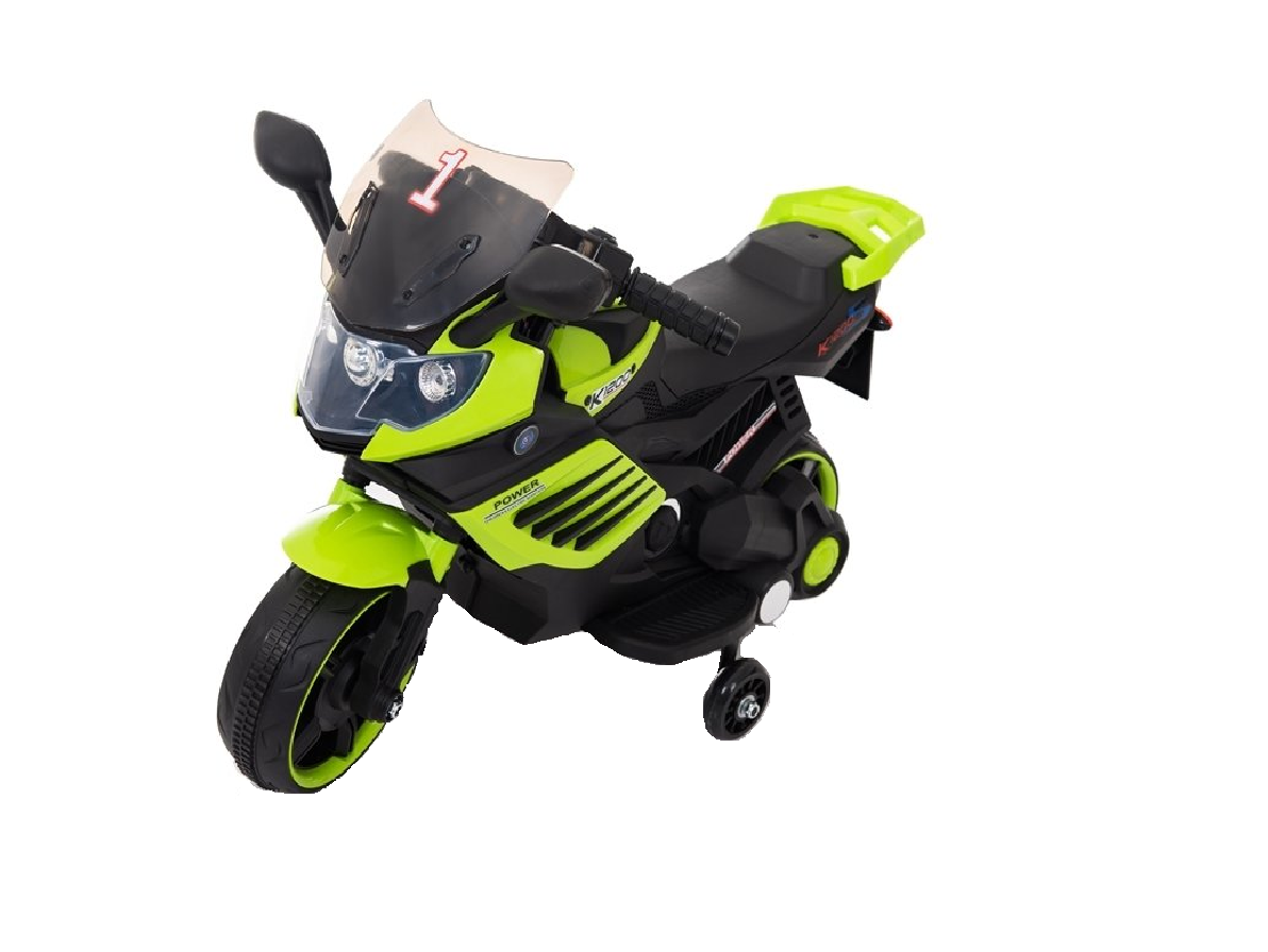 Motocicleta electrica LQ158, verde / negru, Lean 3972