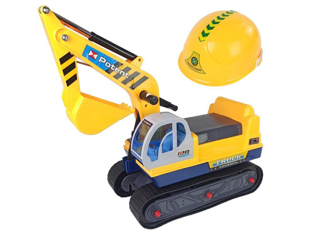Set excavator si casca pentru copii, Lean 9270