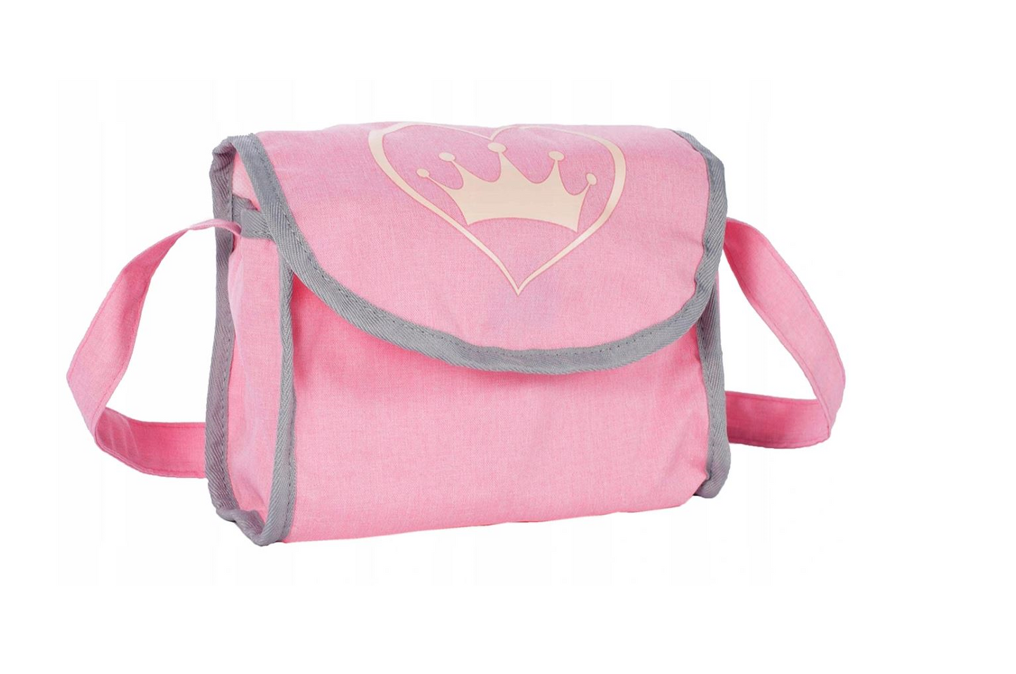 Carucior pentru papusi 2 in 1, Roz / Gri, Malplay 107181