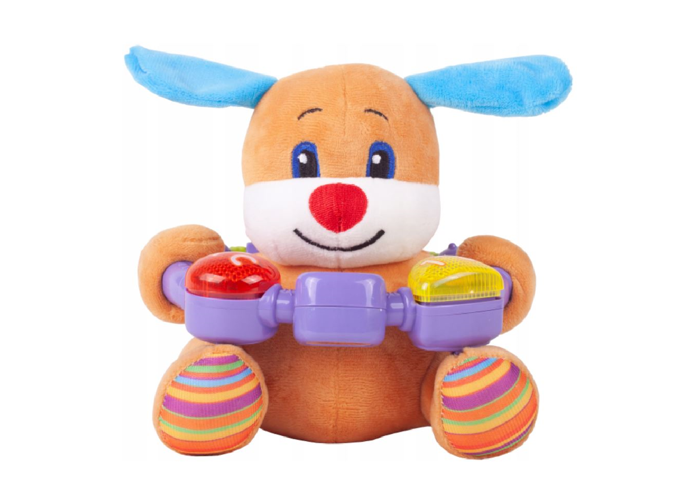 Catelus Plush interactiv cu lumini si sunet, 20 cm, Malplay 108669