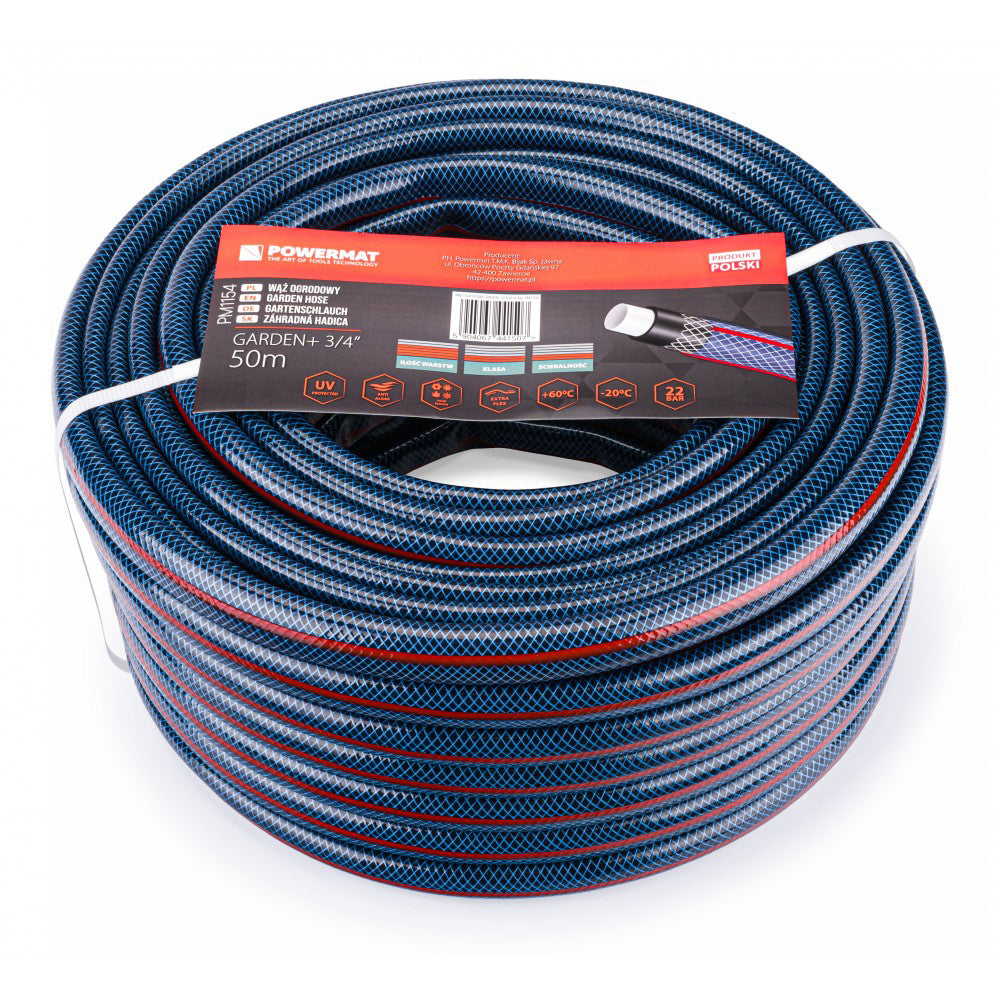 Furtun de gradina Garden 3/4", 50 m, Powermat PM1154