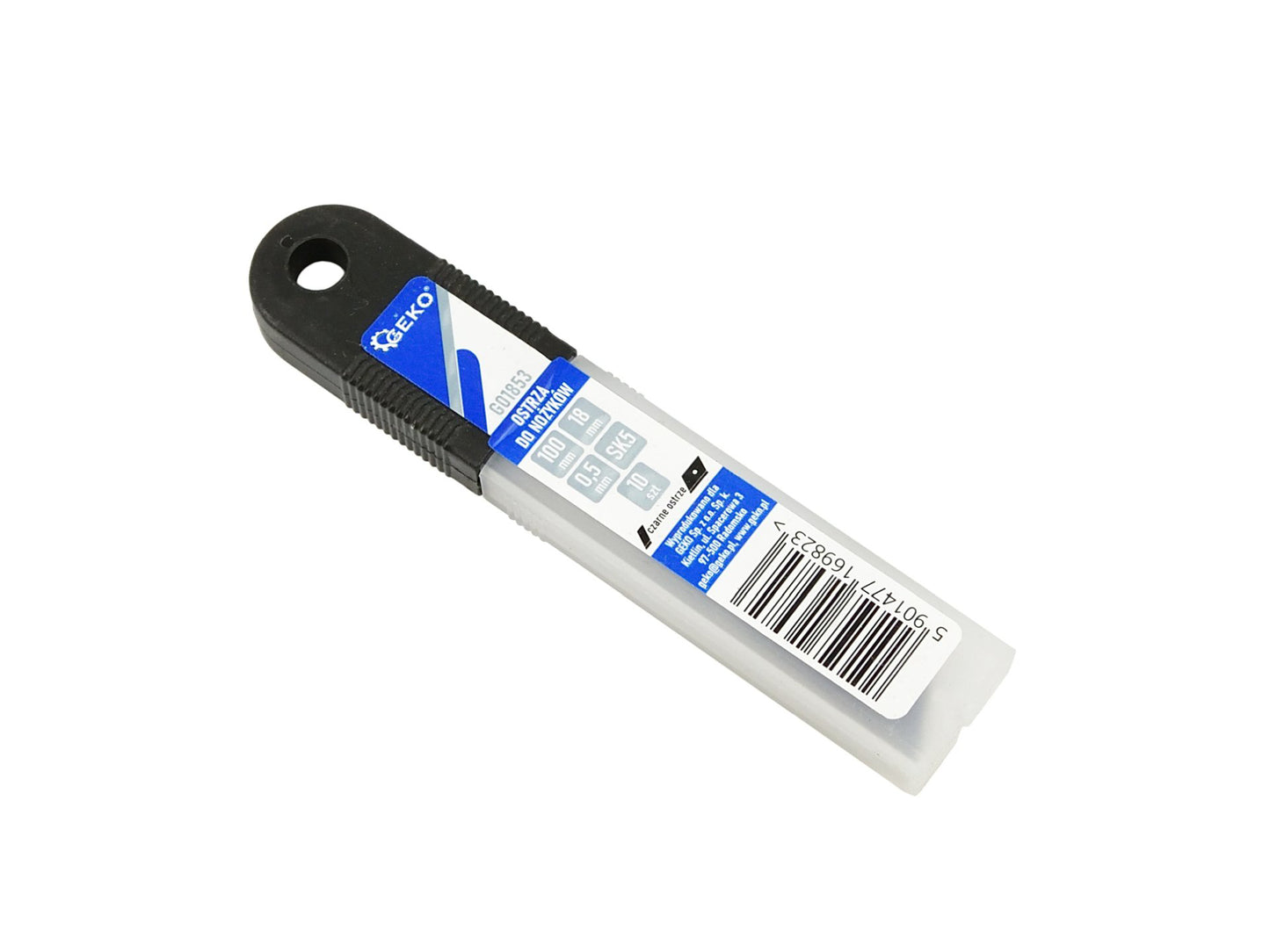 Set 10 lame pentru cutter, 100x18x0,5mm SK5, Geko G01853