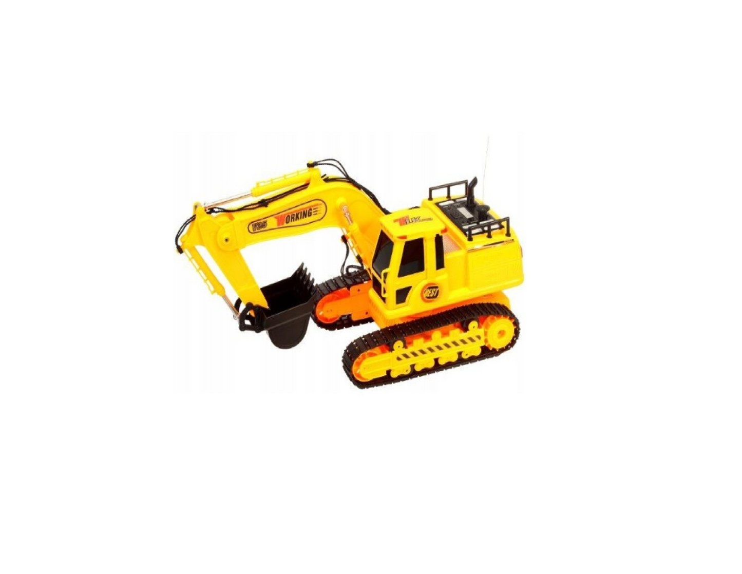 Excavator cu telecomanda, sunete si lumini, MalPlay 100145