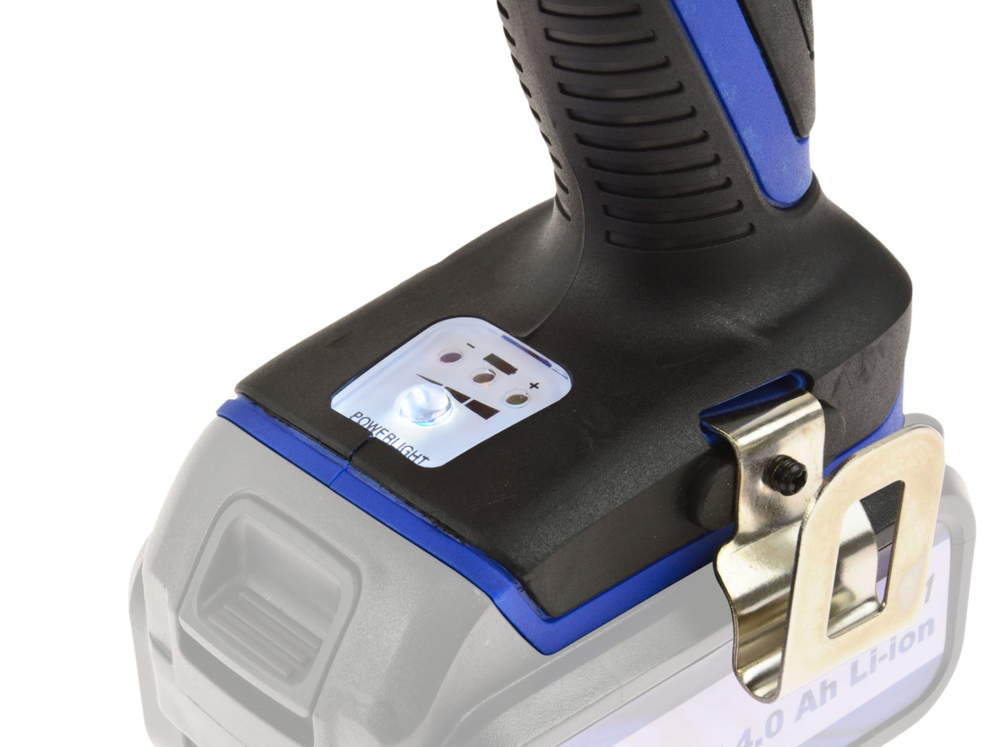 Set pistol de impact, 150 Nm, 1/2", acumulator 4Ah, incarcator 18 V, Geko G80609-4