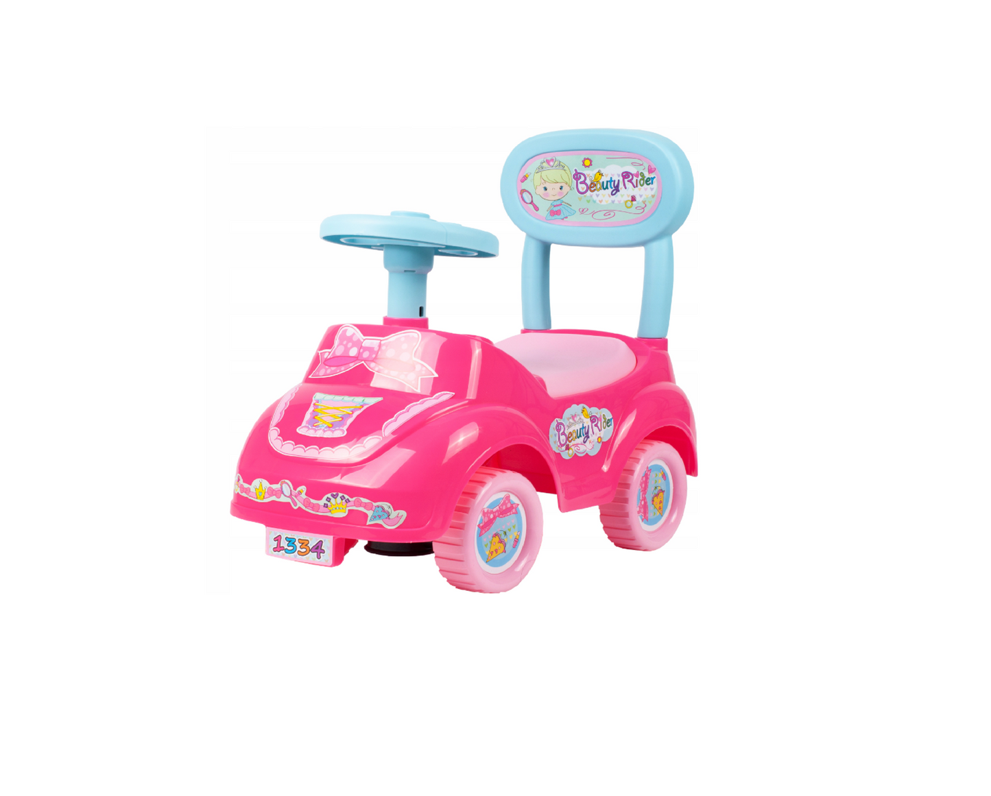 Masinuta fara pedale, roz, MalPlay 108191