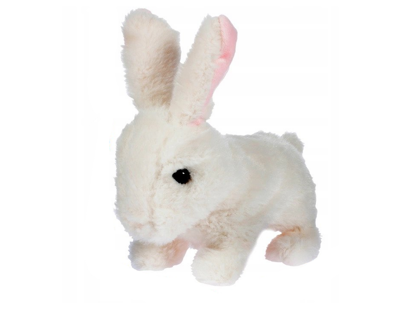 Iepuras alb interactiv cu sunete, 20 cm, MalPlay 107253