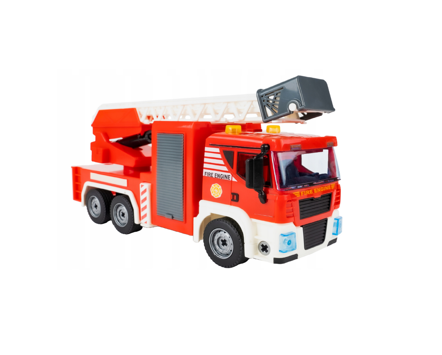 Set asamblare masina de pompieri, 95 elemente, MalPlay 109723