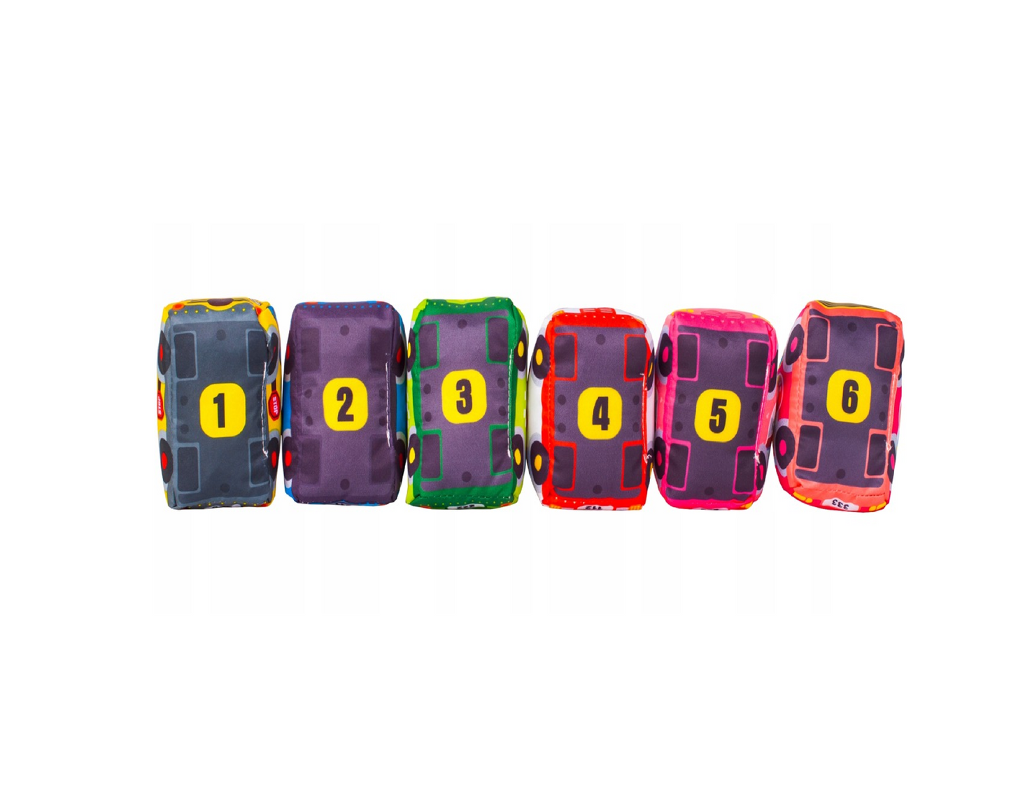 Set covoras interactiv cu masinute, 7 elemente, MalPlay 108625
