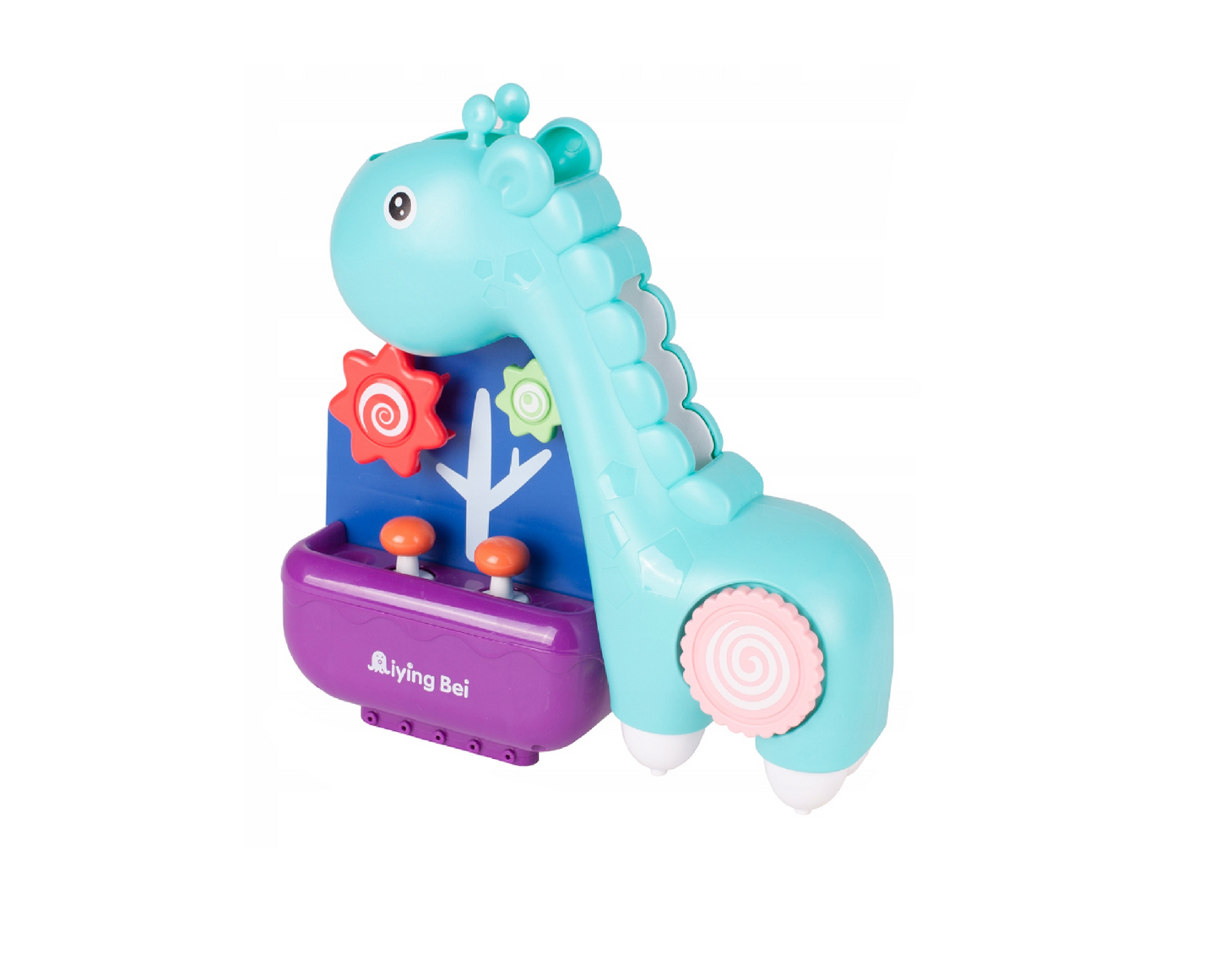 Jucarie de baie girafa, 21,5 x 7,0 x 23,0 cm, MalPlay 108878