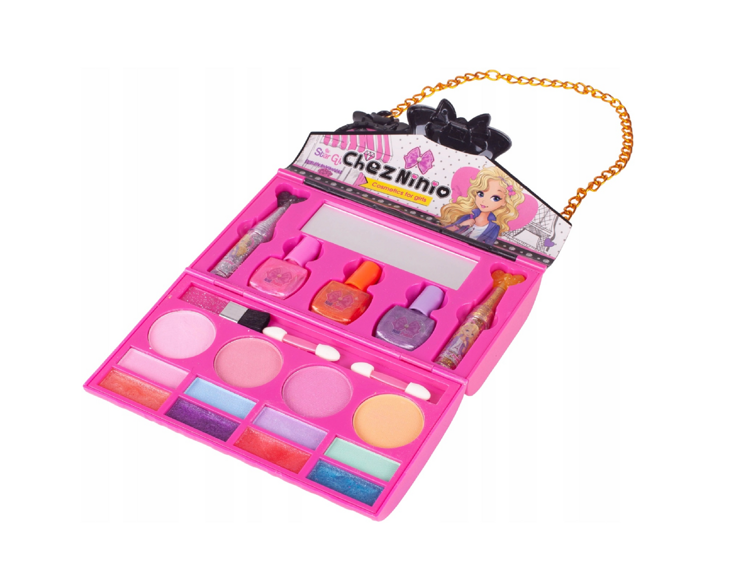 Set make up tip gentuta, 9 elemente, MalPlay 108903