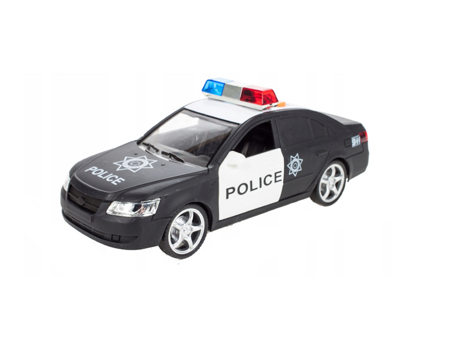 Masina de politie cu sunete si lumini, 24,0 x 9,0 x 7,0 cm, MalPlay 103782
