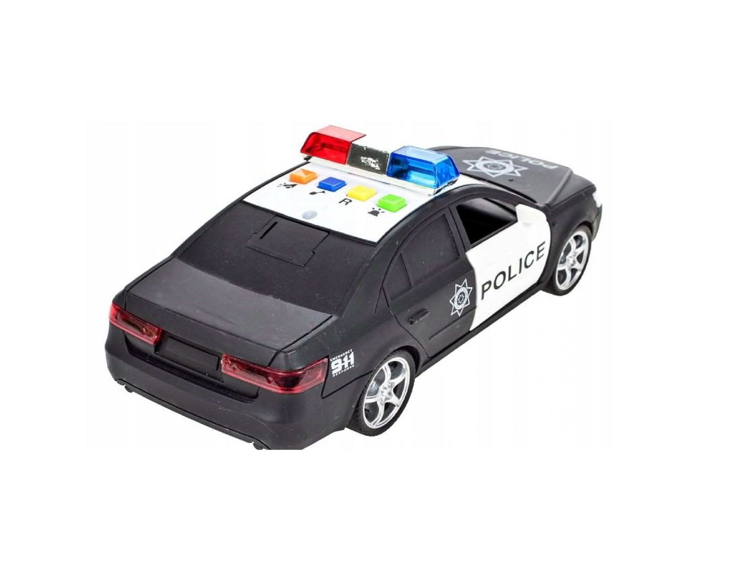 Masina de politie cu sunete si lumini, 24,0 x 9,0 x 7,0 cm, MalPlay 103782