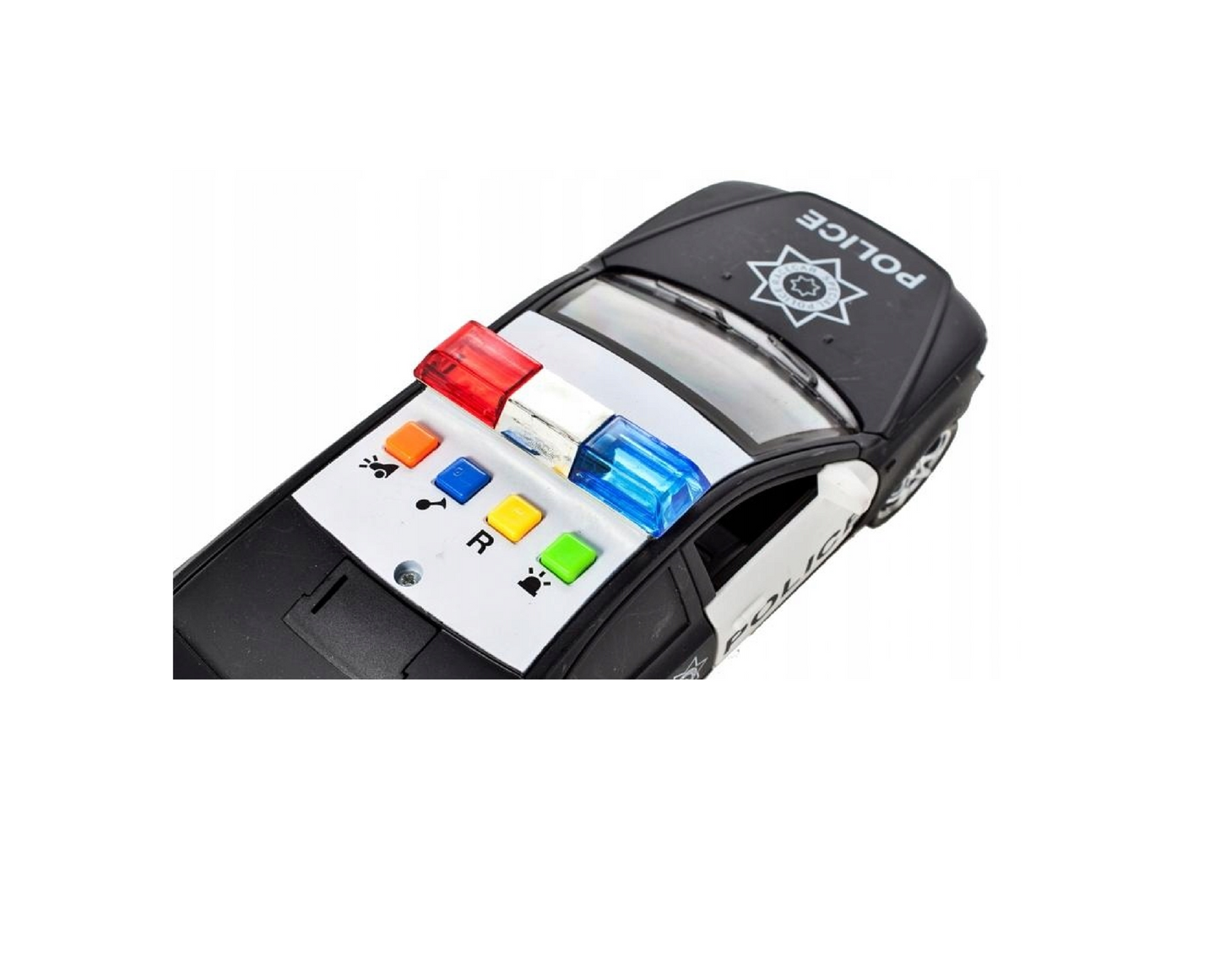 Masina de politie cu sunete si lumini, 24,0 x 9,0 x 7,0 cm, MalPlay 103782