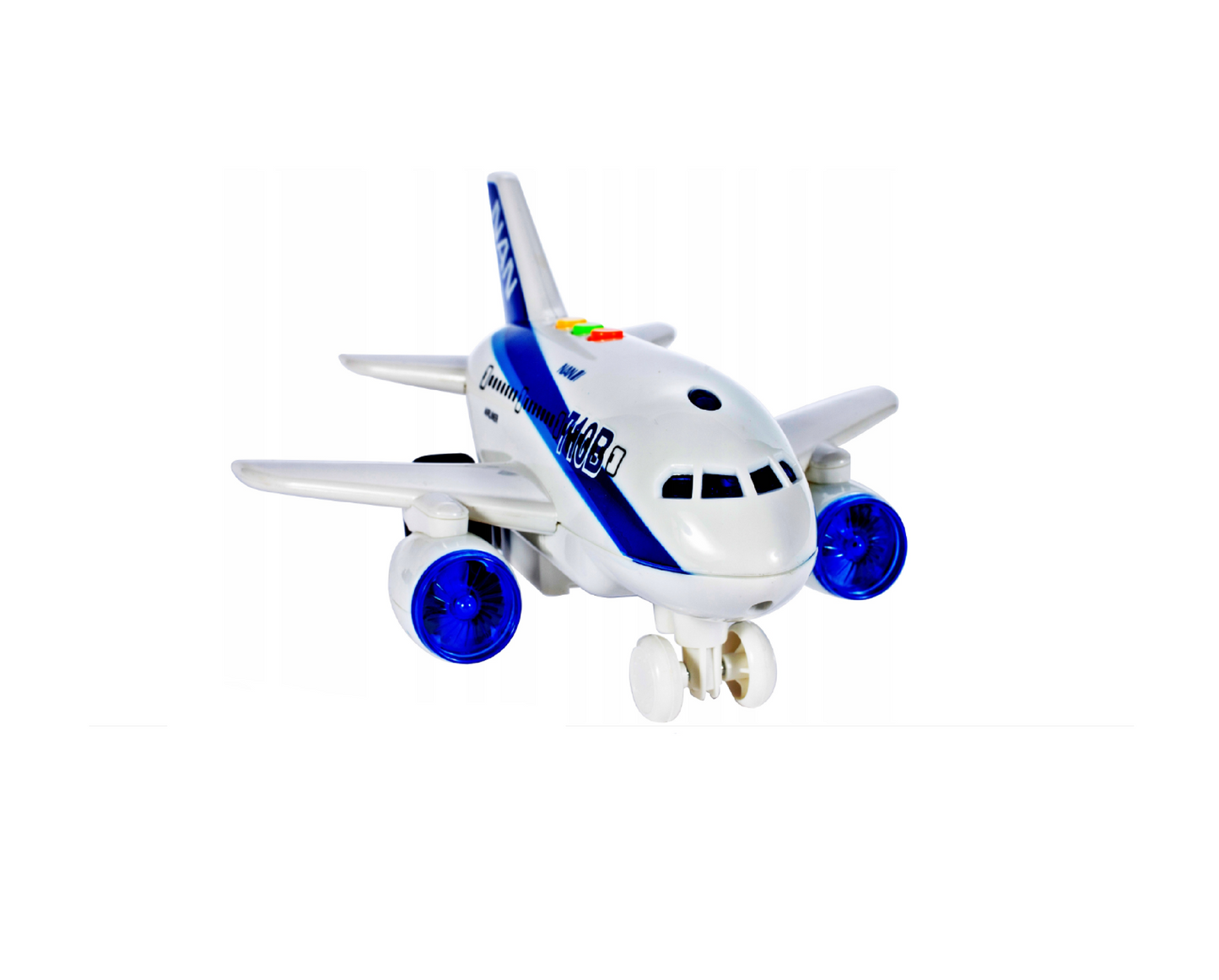 Avion cu sunete si lumini, 21,0 x 17,0 x 12,0 cm, MalPlay 107193