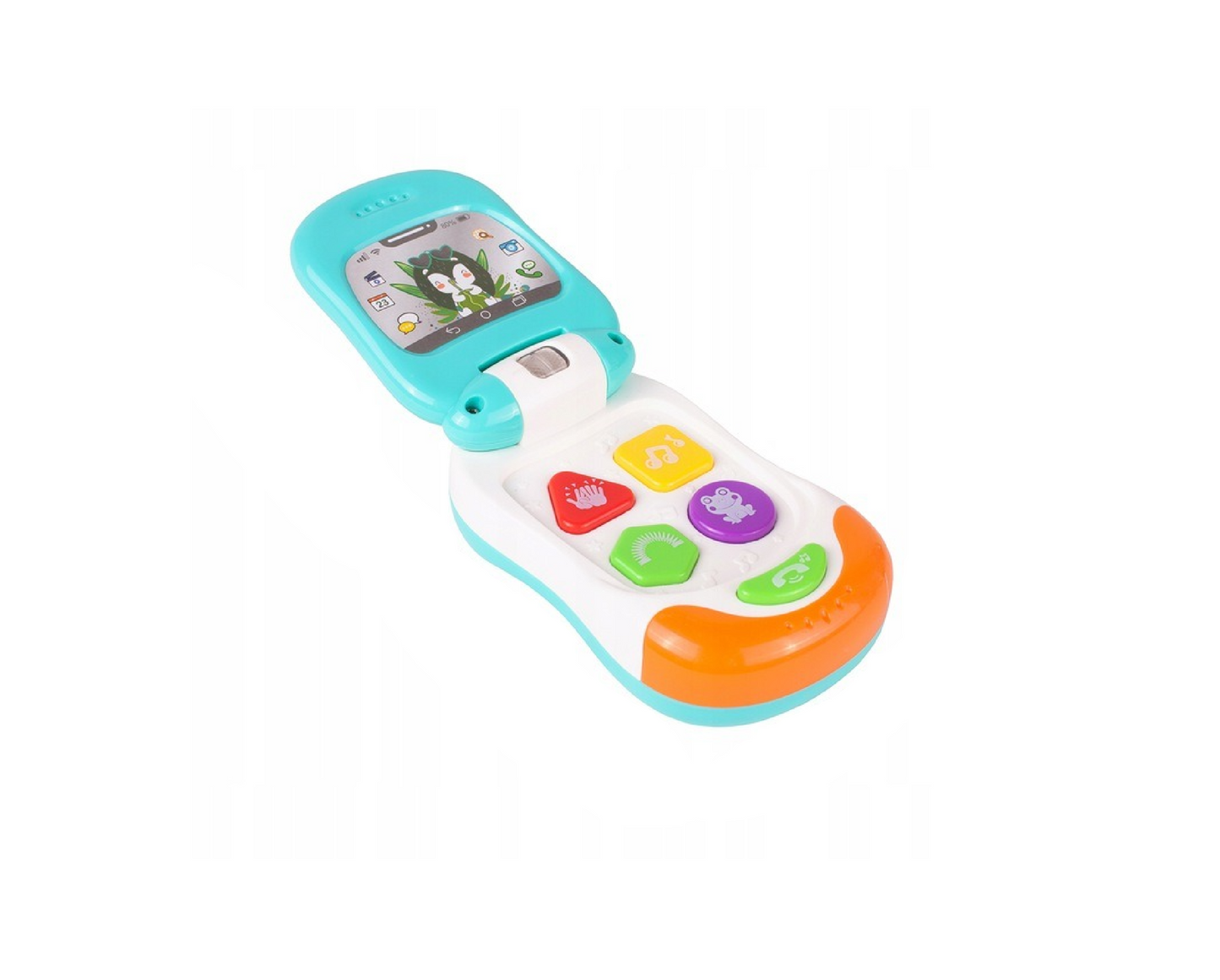 Telefon interactiv pentru copii, 7,0 x 3,0 x 18,0 cm, MalPlay 109029