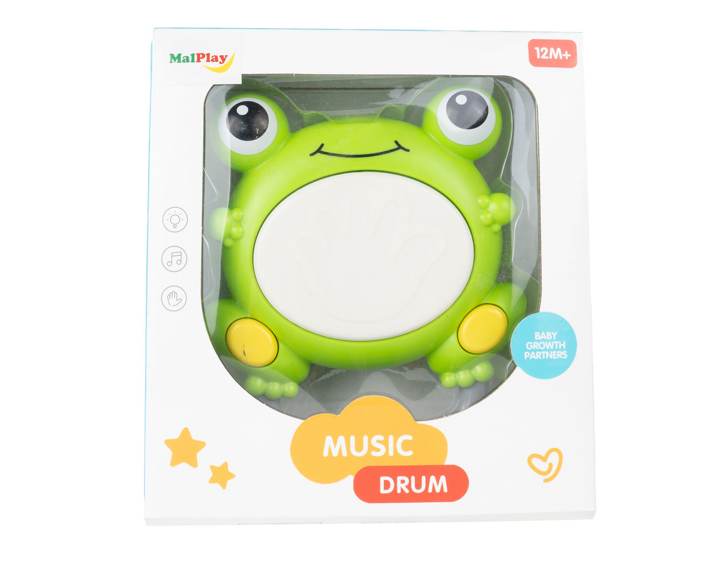 Toba interactiva bebelusi tip broscuta, 15,5 x 13 x 4 cm, MalPlay 109761