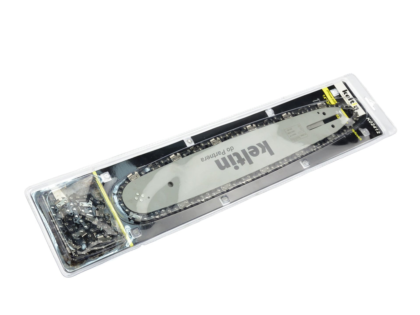 Set lama de ghidaj si 2 lanturi pentru drujba Partner, 14", 3 / 8", 52 T, Keltin K02412