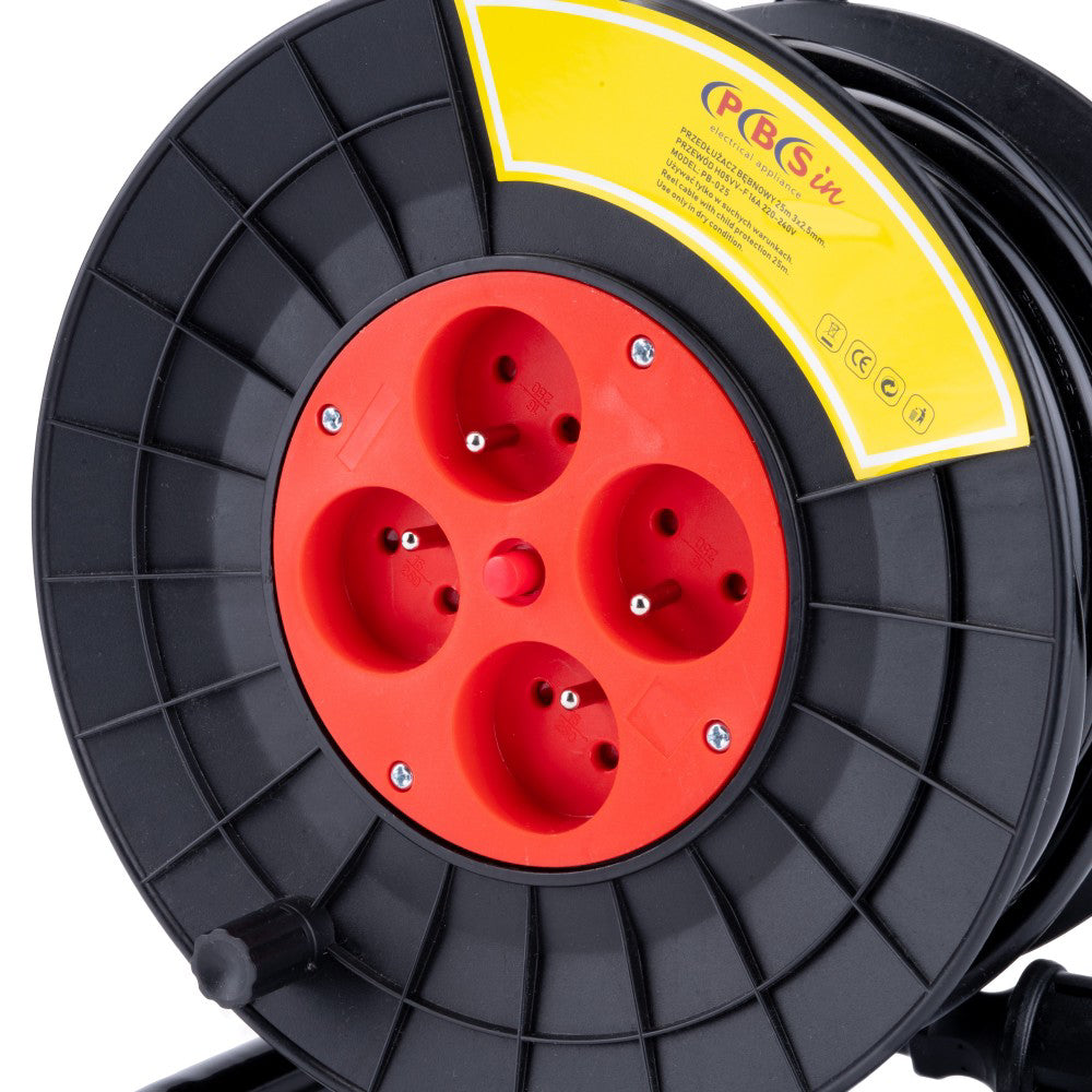 Prelungitor pe tambur AS025/YL6014 - PB-025, 25 m, Powermat PB-025