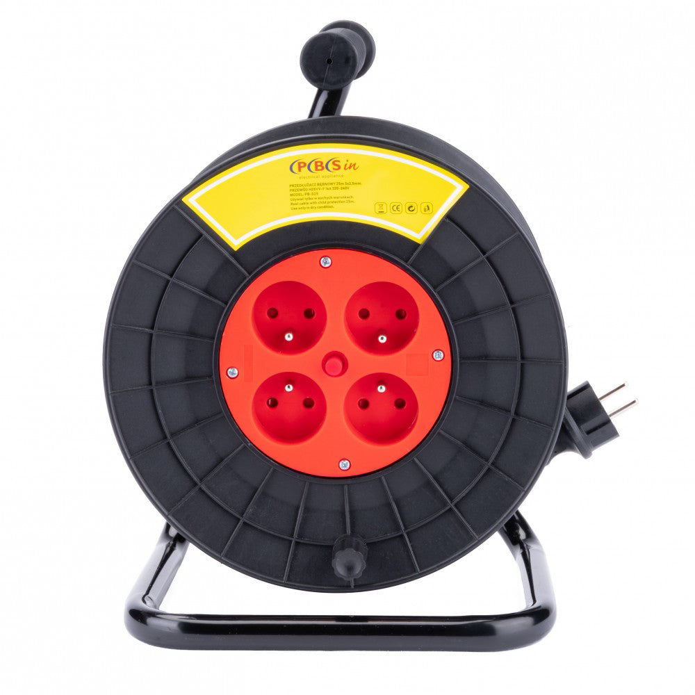 Prelungitor pe tambur AS025/YL6014 - PB-025, 25 m, Powermat PB-025