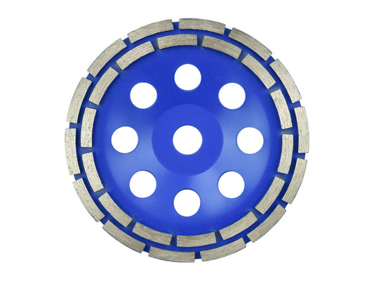 Disc diamantat dublu segmentat pentru slefuire, 180 mm, Geko G00370