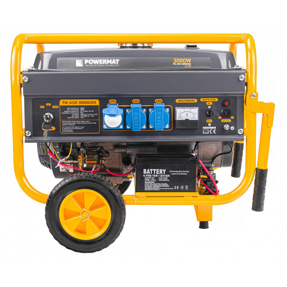 Generator de curent pe benzina PM-AGR-3000M2KE, Powermat PM1199