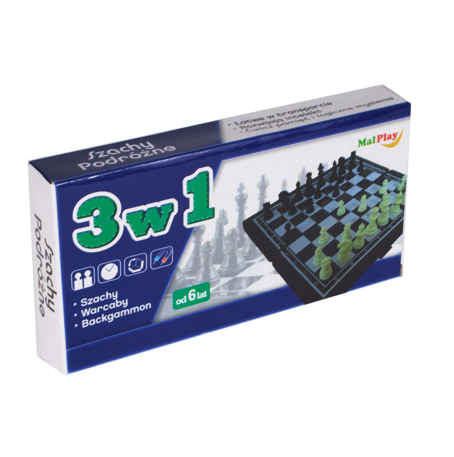 Set tabla de joc 3 in 1, MalPlay 106375