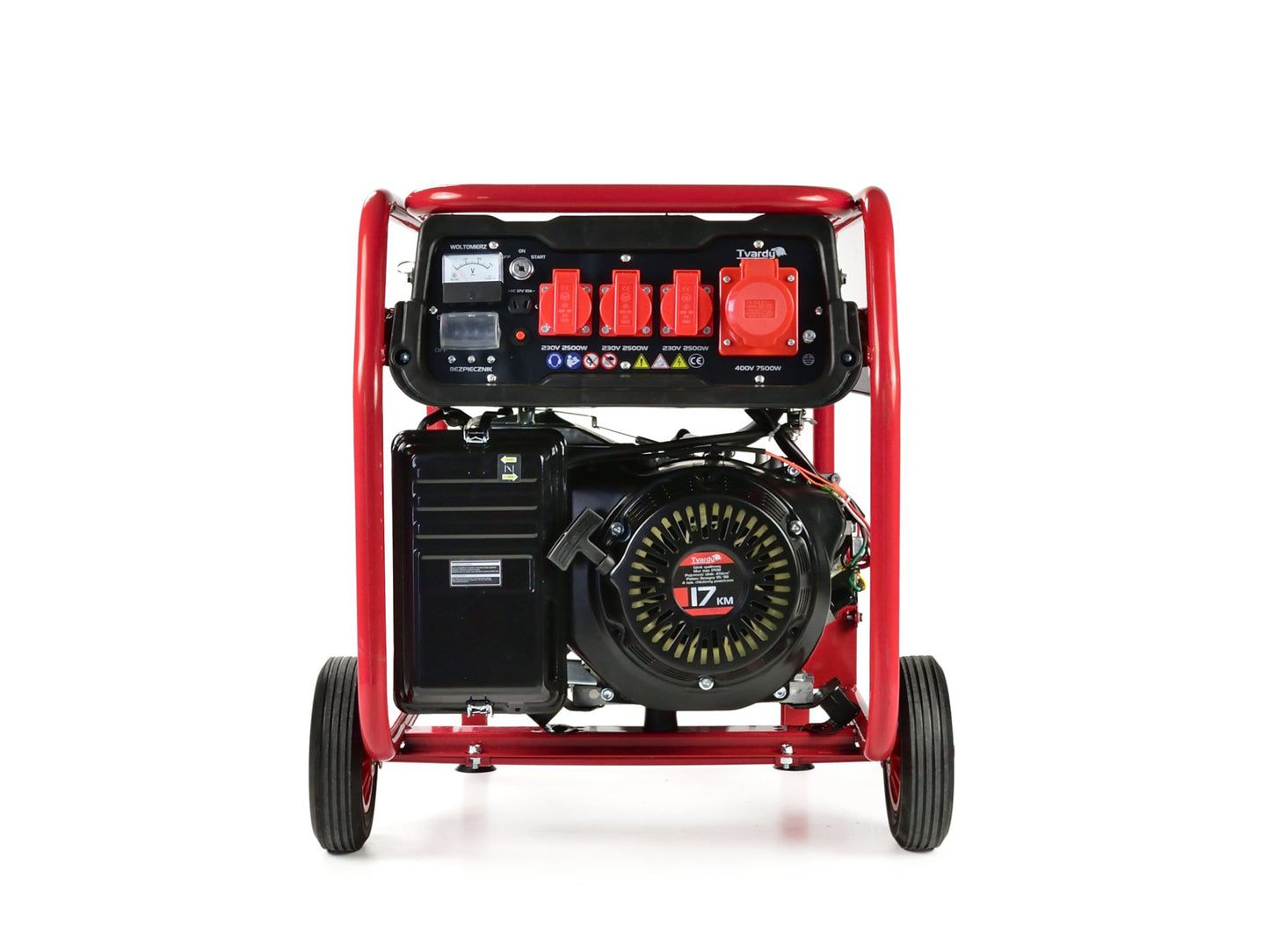 Generator de curent pe benzina, pornire electrica, 8.5 kW, Tvardy T05004